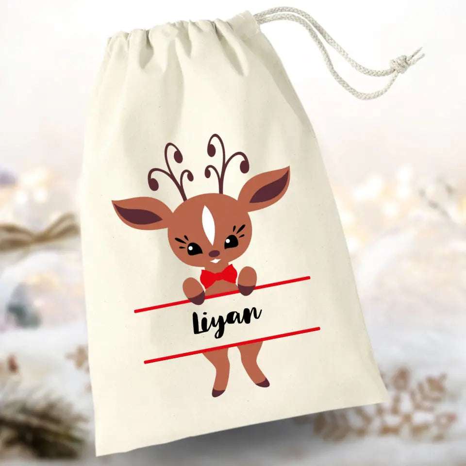 Weihnachten Geschenkbeutel "Rentier"