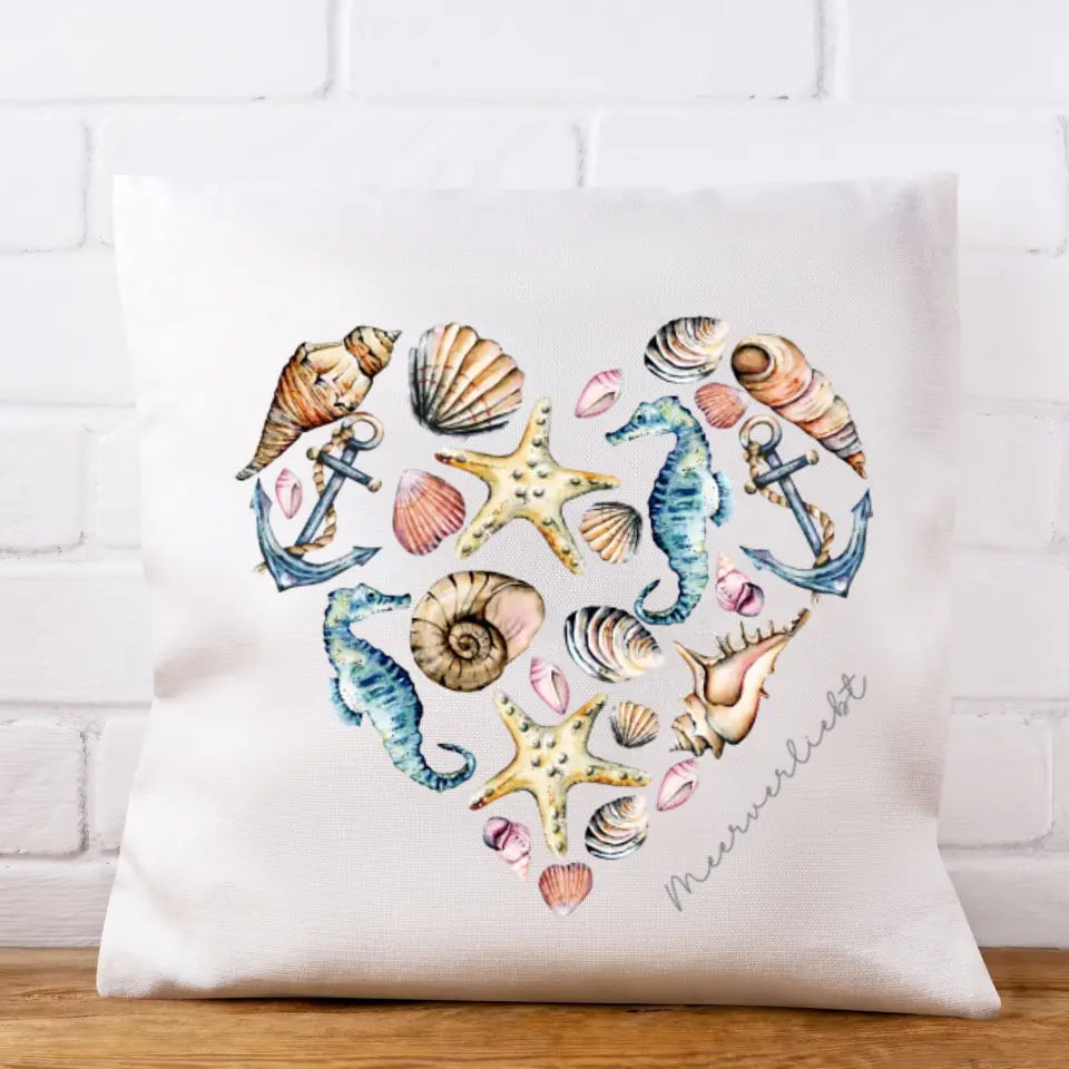Kissen "Muschelherz"