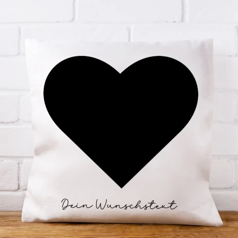 Kissen "Herzfoto"