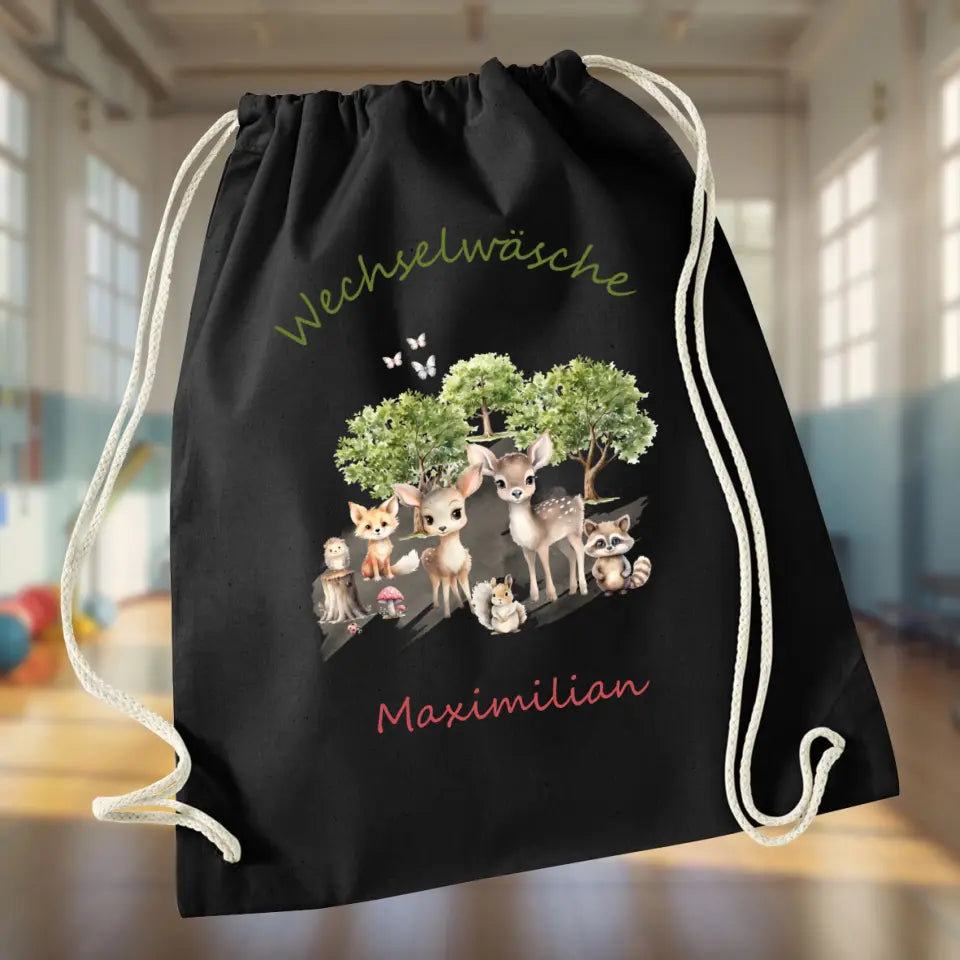Beutel Wechselwäsche - Waldtiere