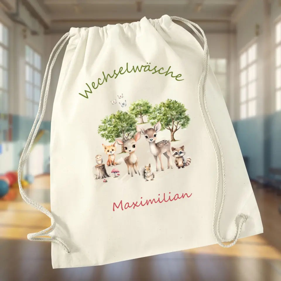 Beutel Wechselwäsche - Waldtiere