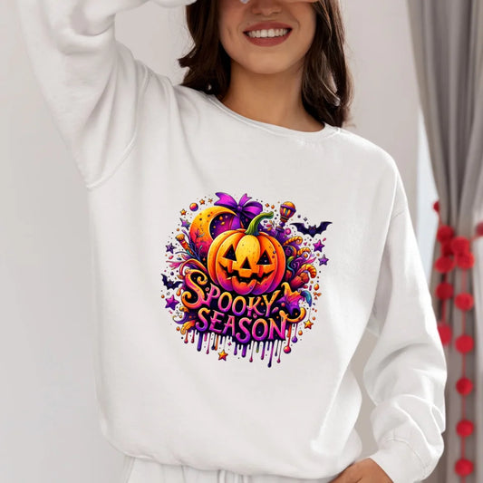 Halloween Pullover Damen "Spuky Season"