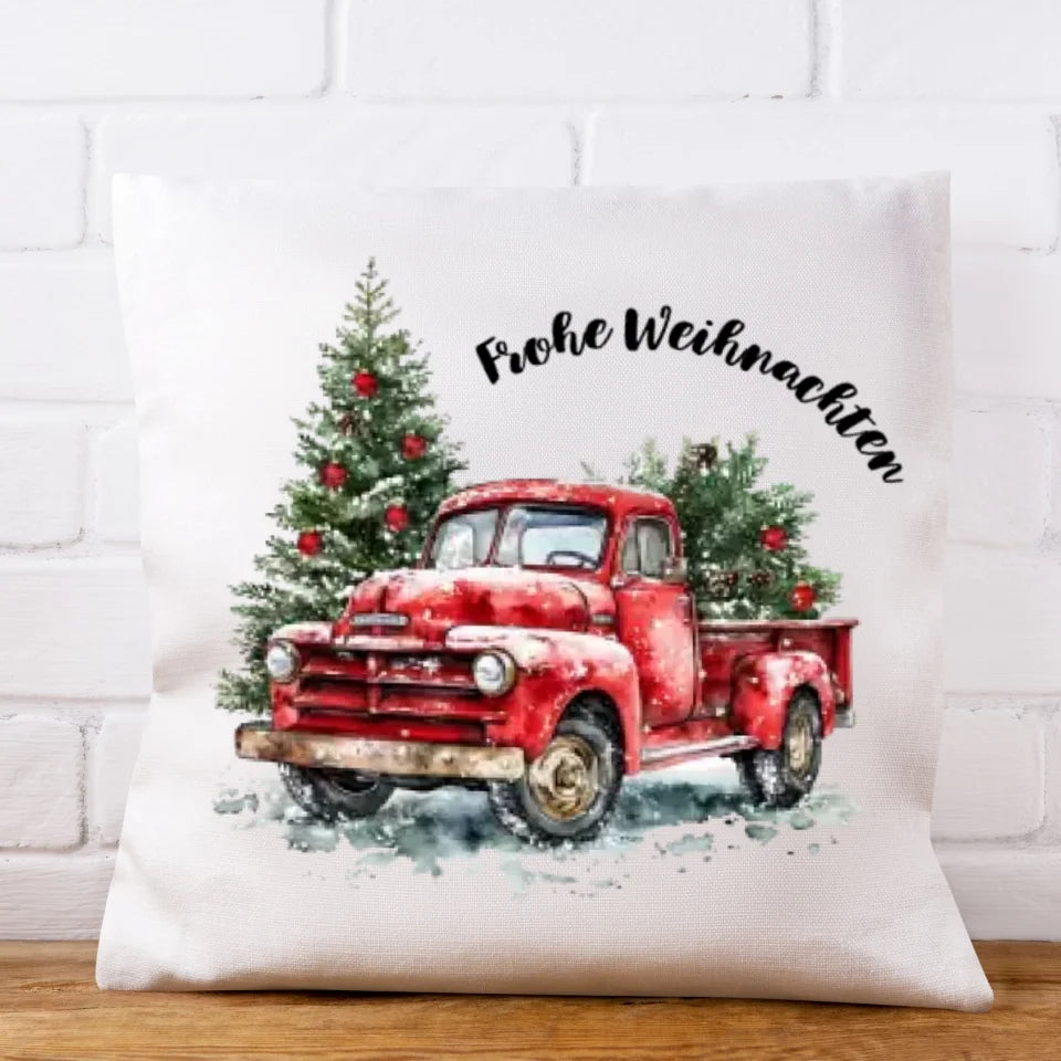 Weihnachten Kissen "Truck"