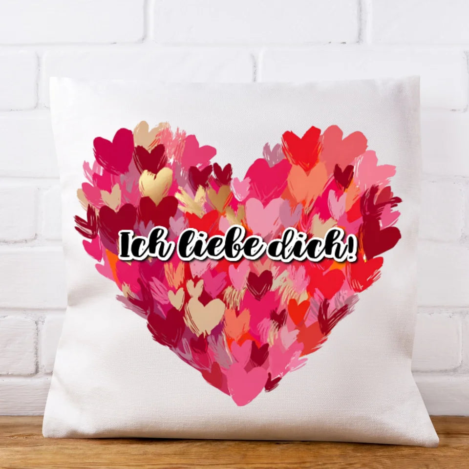 Kissen "Herz Brushstroke"