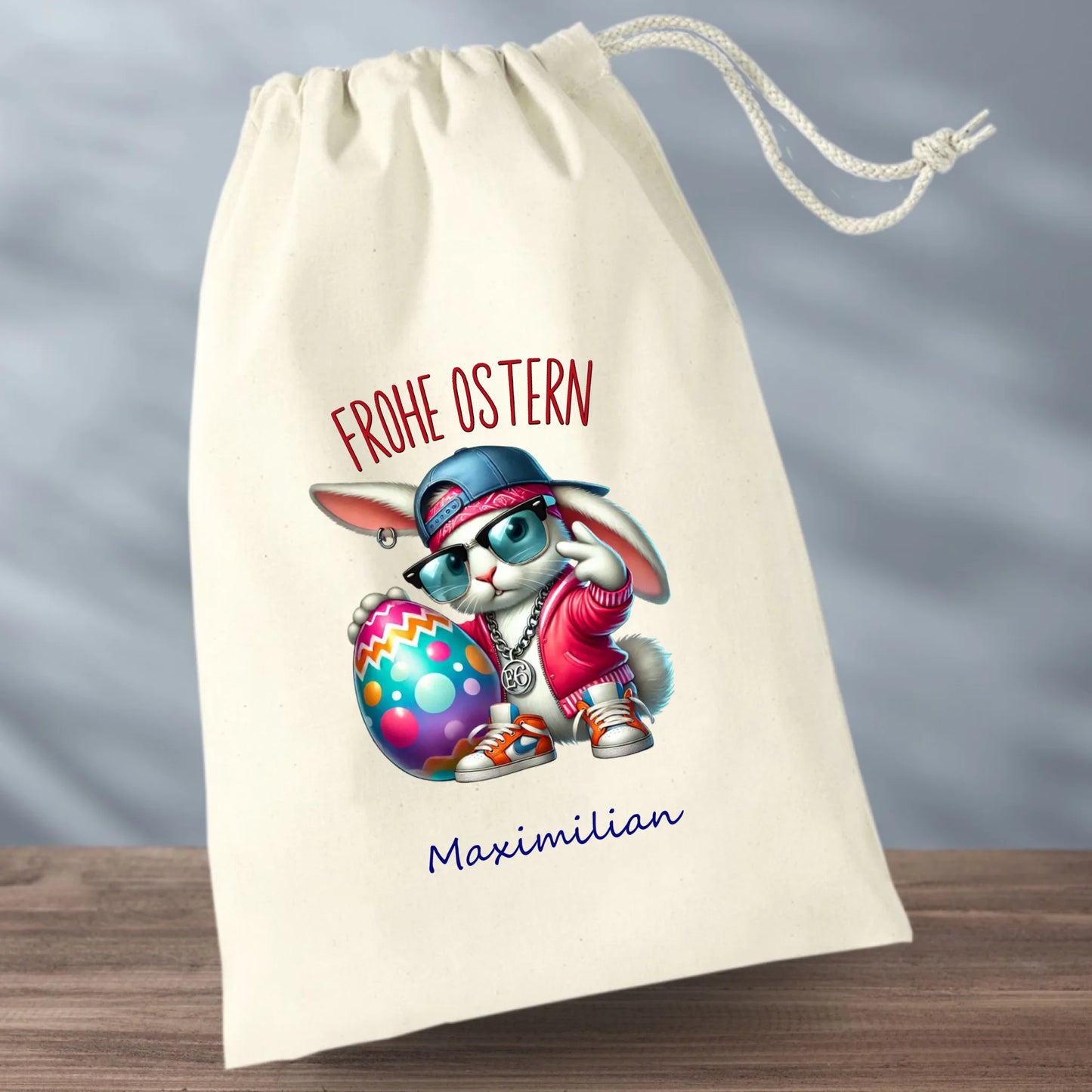 Geschenkbeutel "Osterhase HipHop"