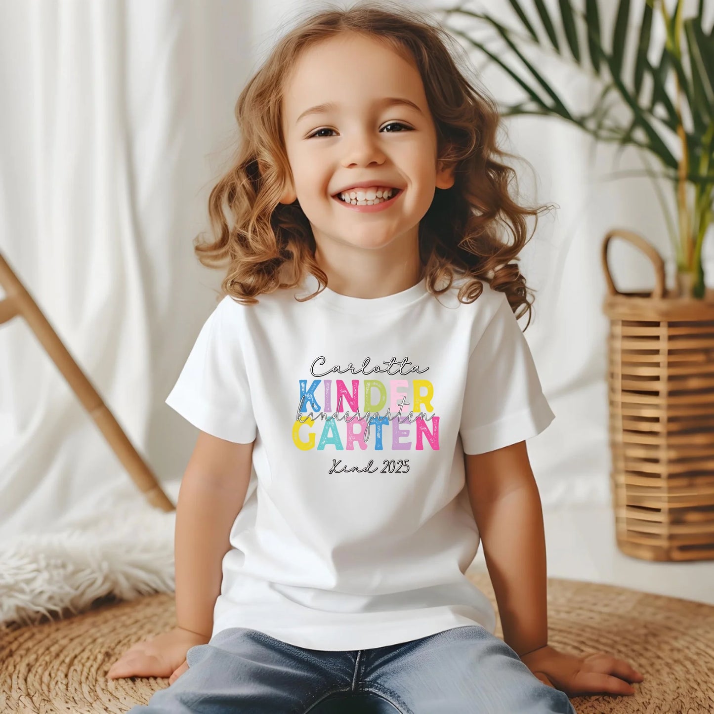 Kindershirt - Kindergarten bunt