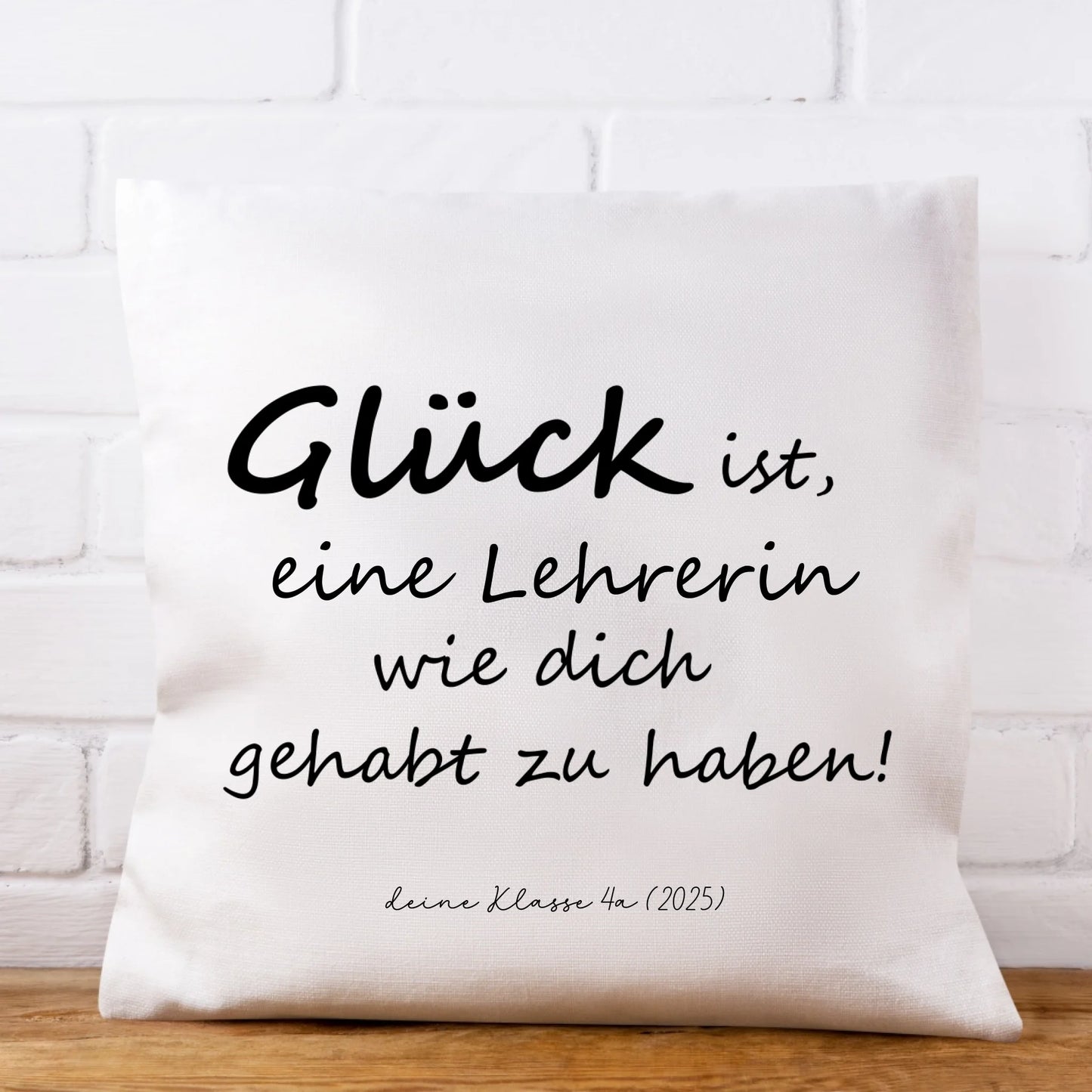 Kissen "Glück, Abschied"