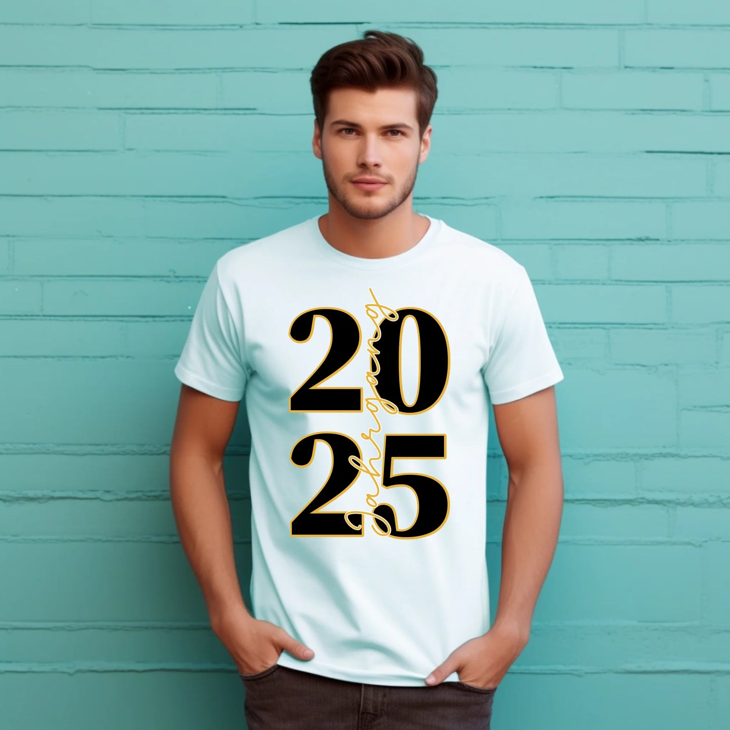 Abschluss T-Shirt "Abi, Jahrgang"