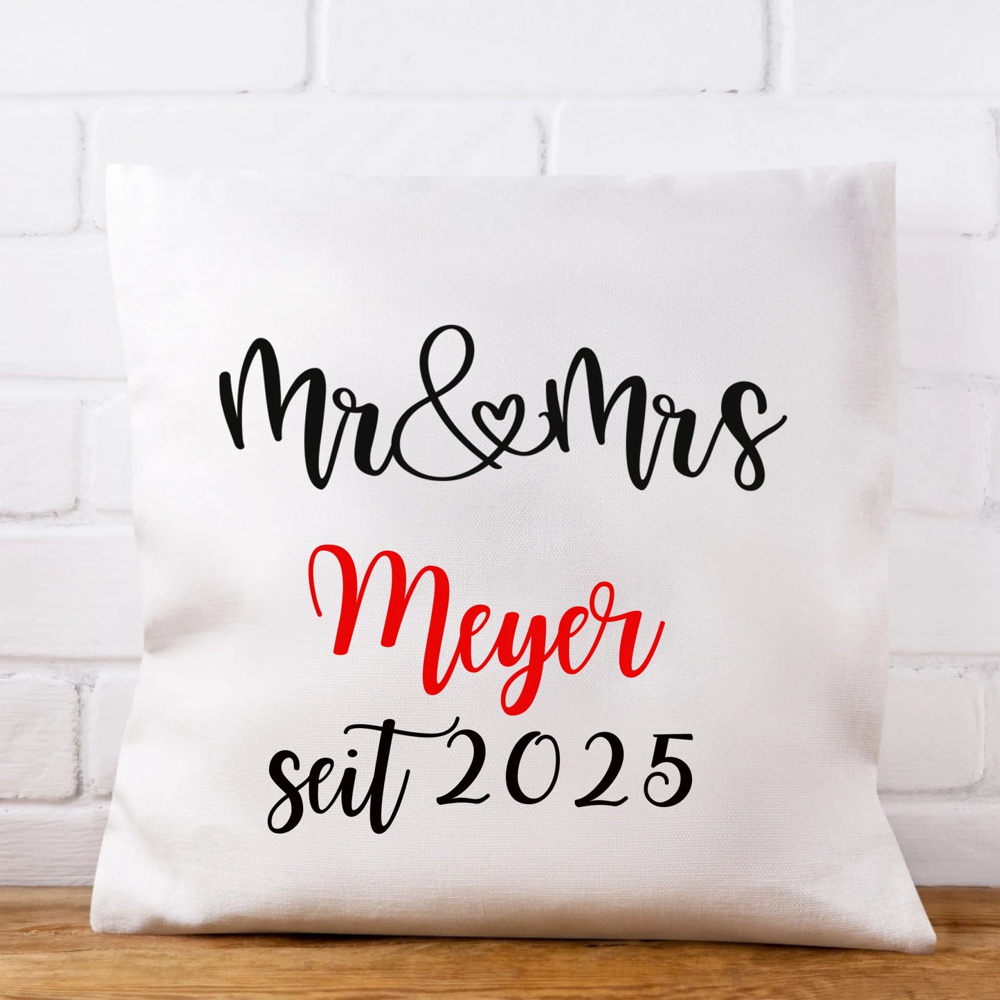 Kissen "Mr & Mrs"