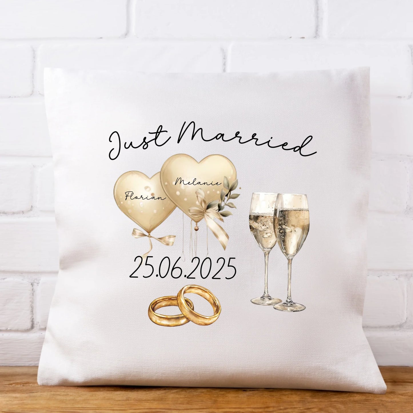 Kissen "Herzballons"