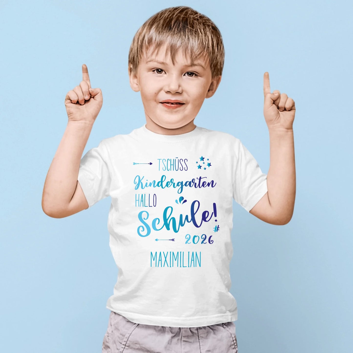 Kindershirt - Tschüss Kindergarten, Hallo Schule