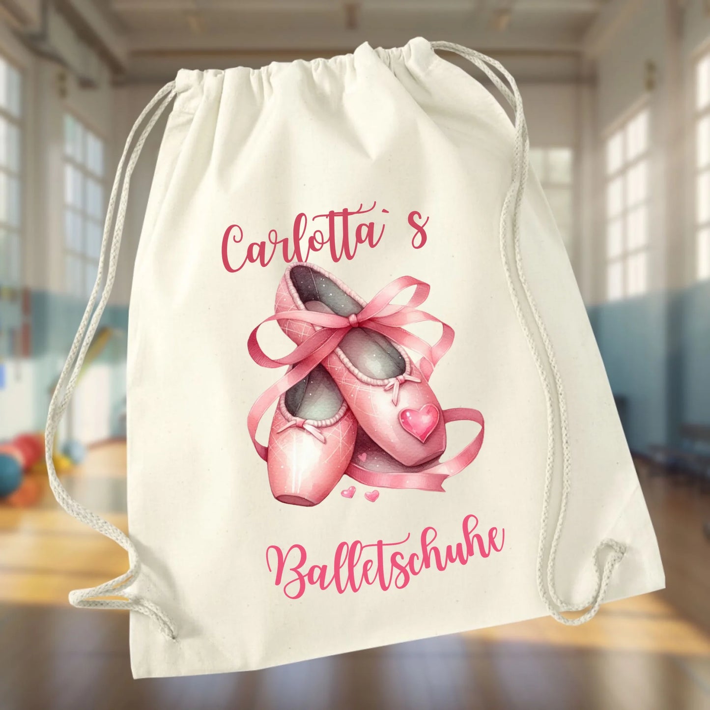 Gym Beutel "Ballettschuhe"