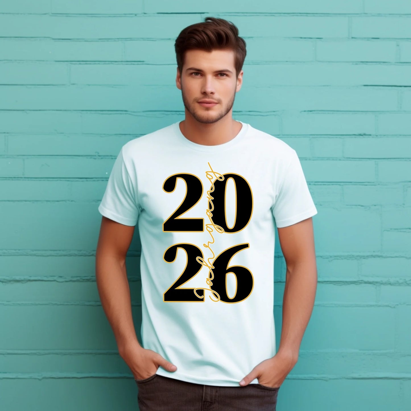 Abschluss T-Shirt "Abi, Jahrgang"