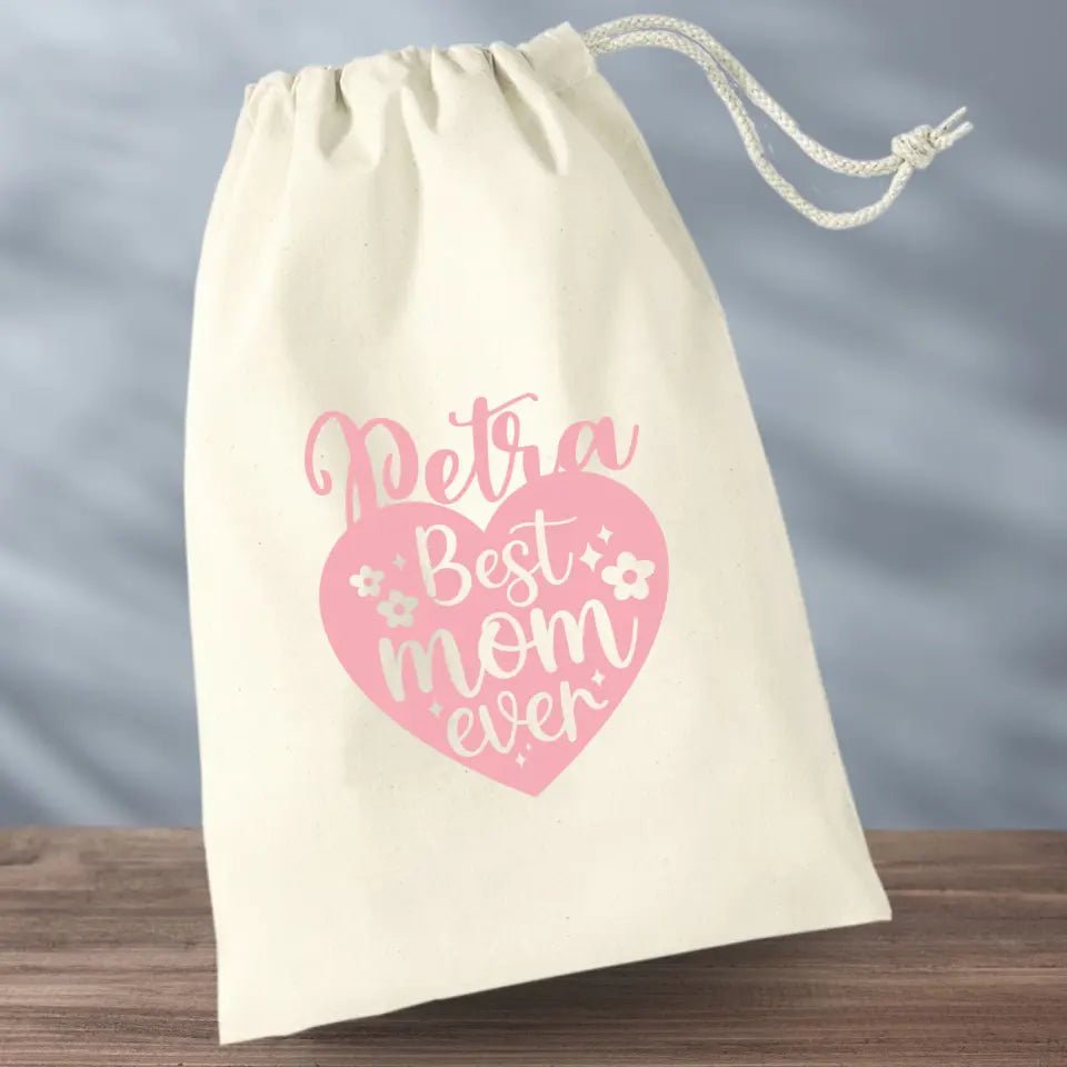 Geschenkbeutel - Best Mom ever - Feewittchen