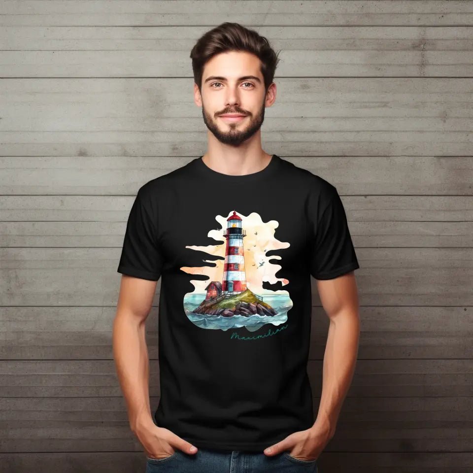 Herrenshirt - Leuchtturm - Feewittchen