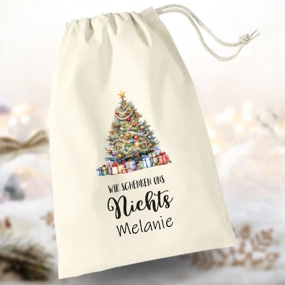 Weihnachten Geschenkbeutel "nichts"