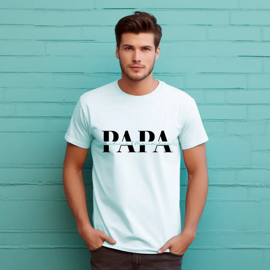 Herrenshirt- Papa Split Monogram