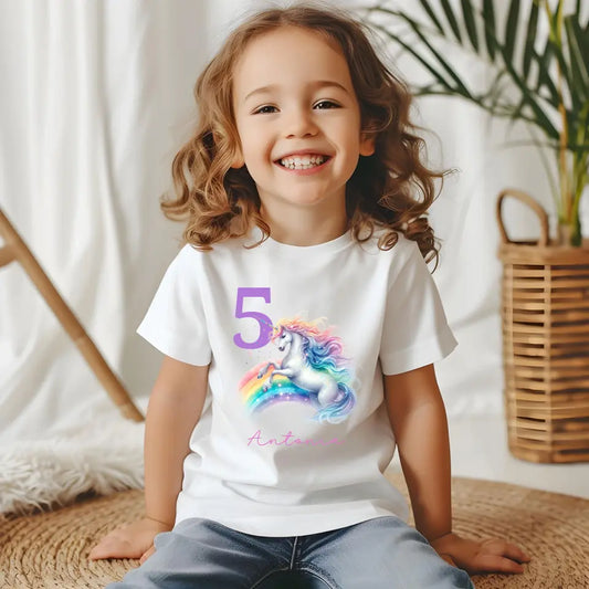 Kindershirt - Einhorn Geburtstag