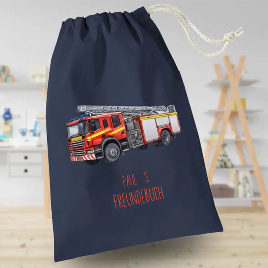 Freundebuchbeutel - Feuerwehr