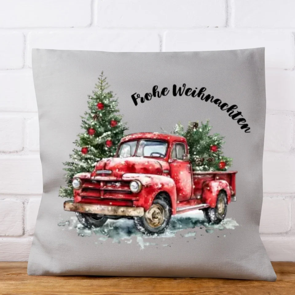 Weihnachten Kissen "Truck"