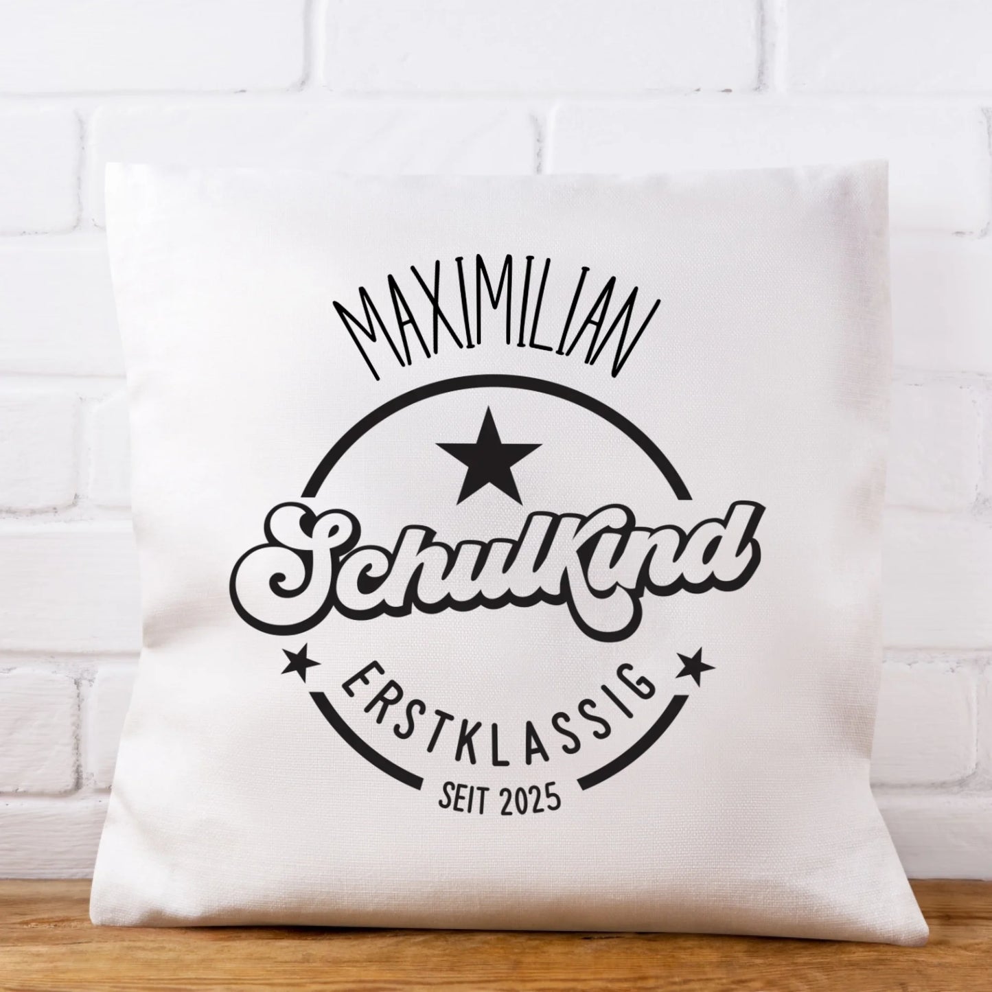 Einschulung Kissen "Erstklassig"