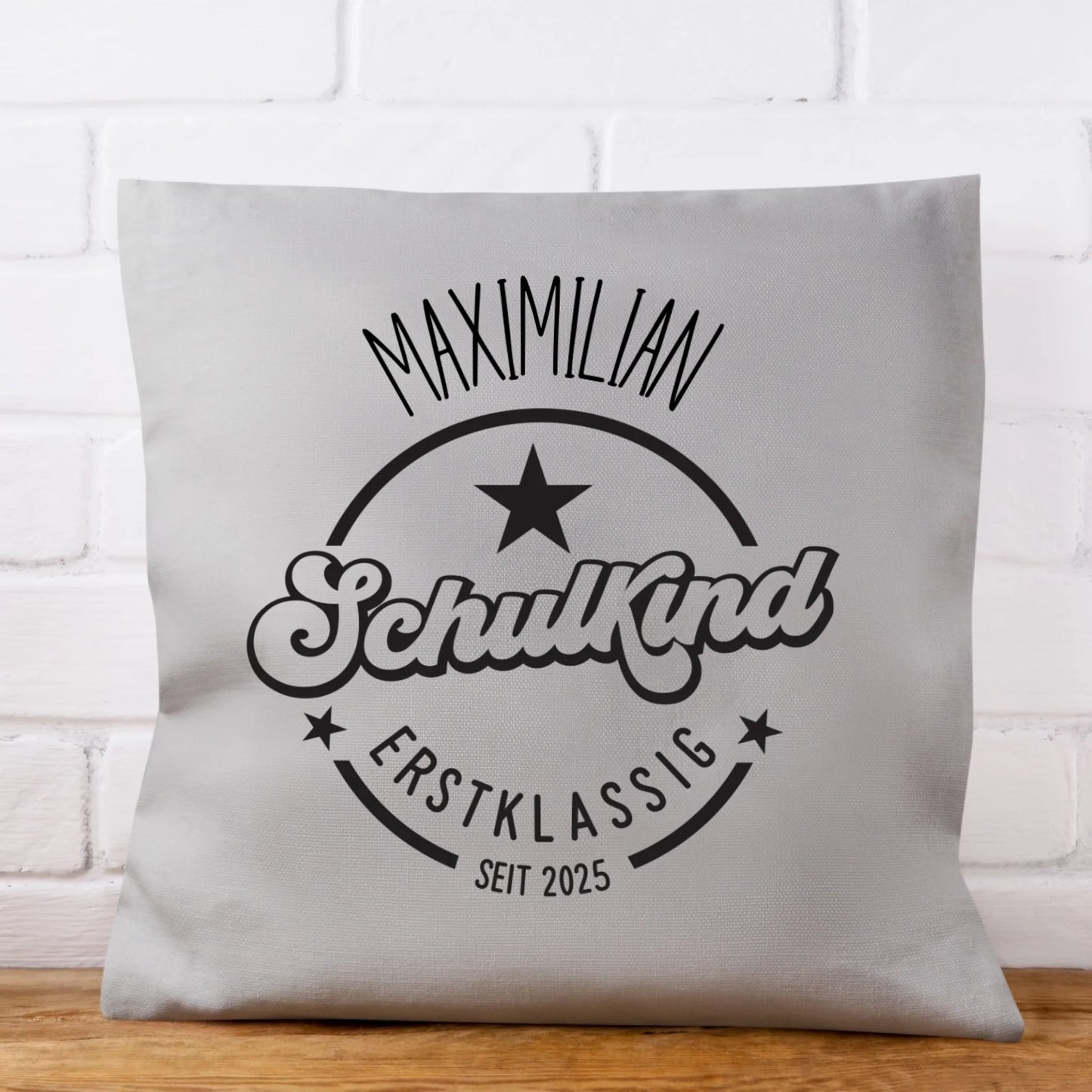 Einschulung Kissen "Erstklassig"
