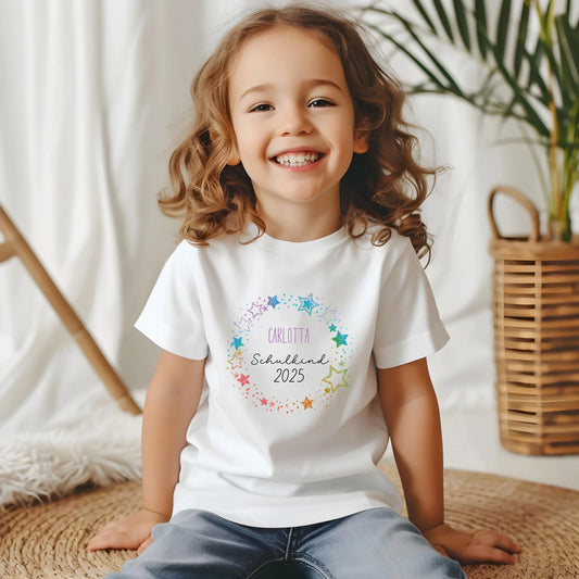 Kindershirt - Schulkind Sterne