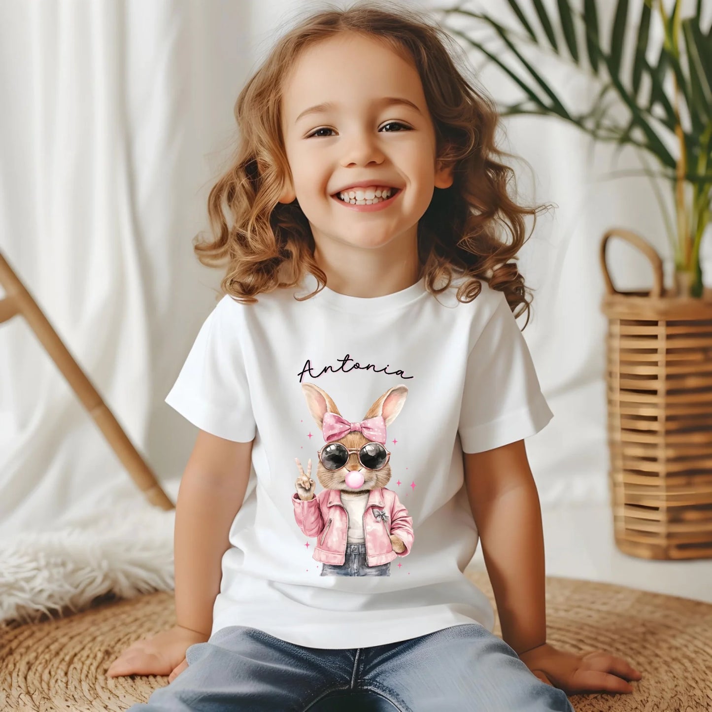 Kinder T-Shirt - Kaugummi Hase