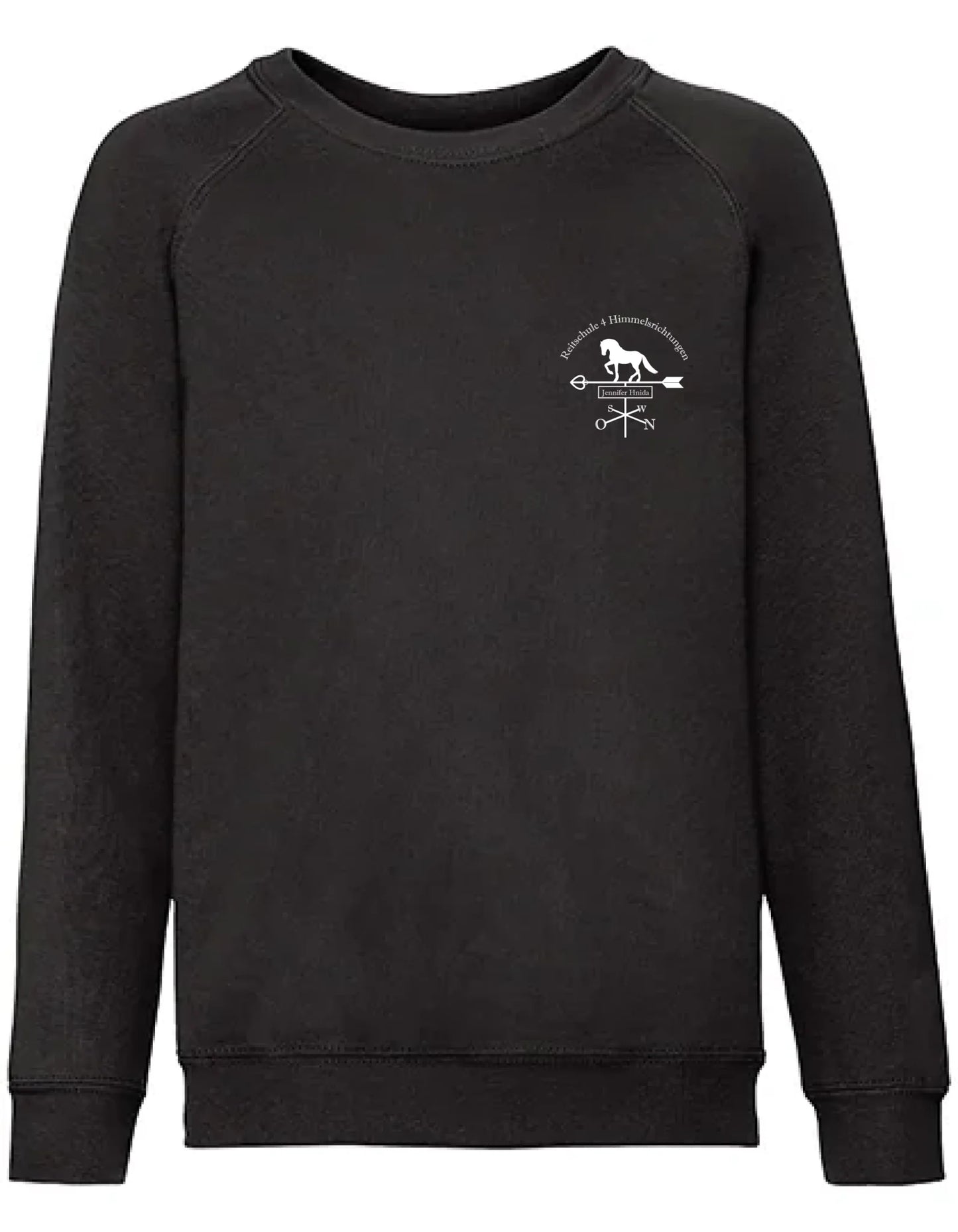 Kids_Classic Raglan Sweat_black