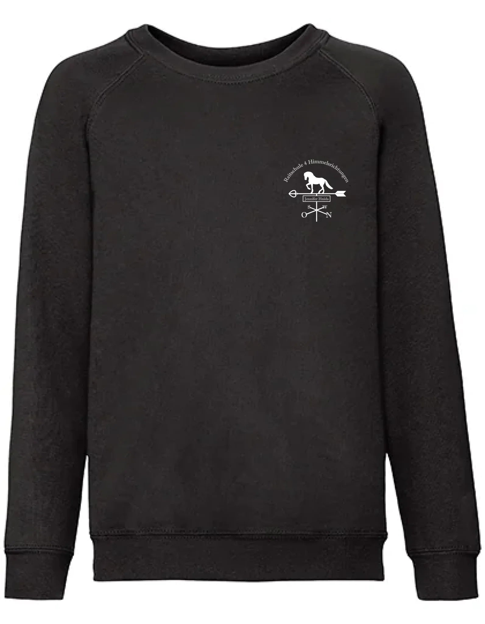 Kids_Classic Raglan Sweat_black