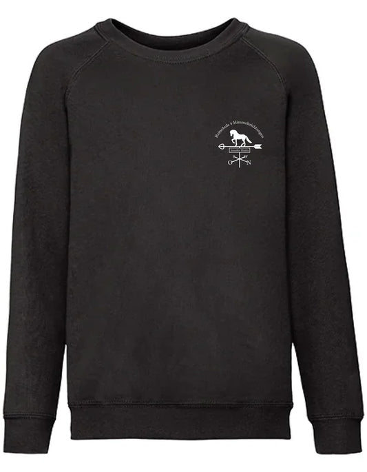 Kids_Classic Raglan Sweat_black