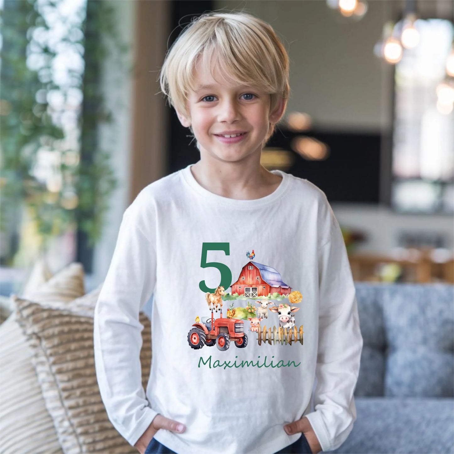 33.Boy White Gildan 18000b Mockup