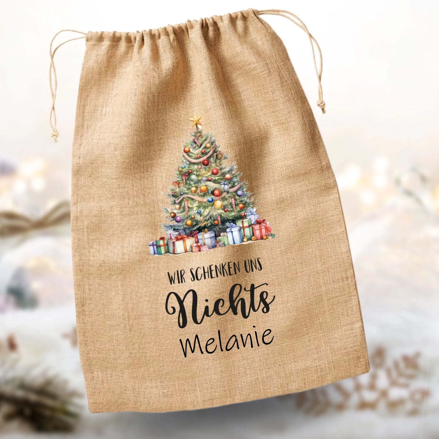 Weihnachten Geschenkbeutel "nichts"