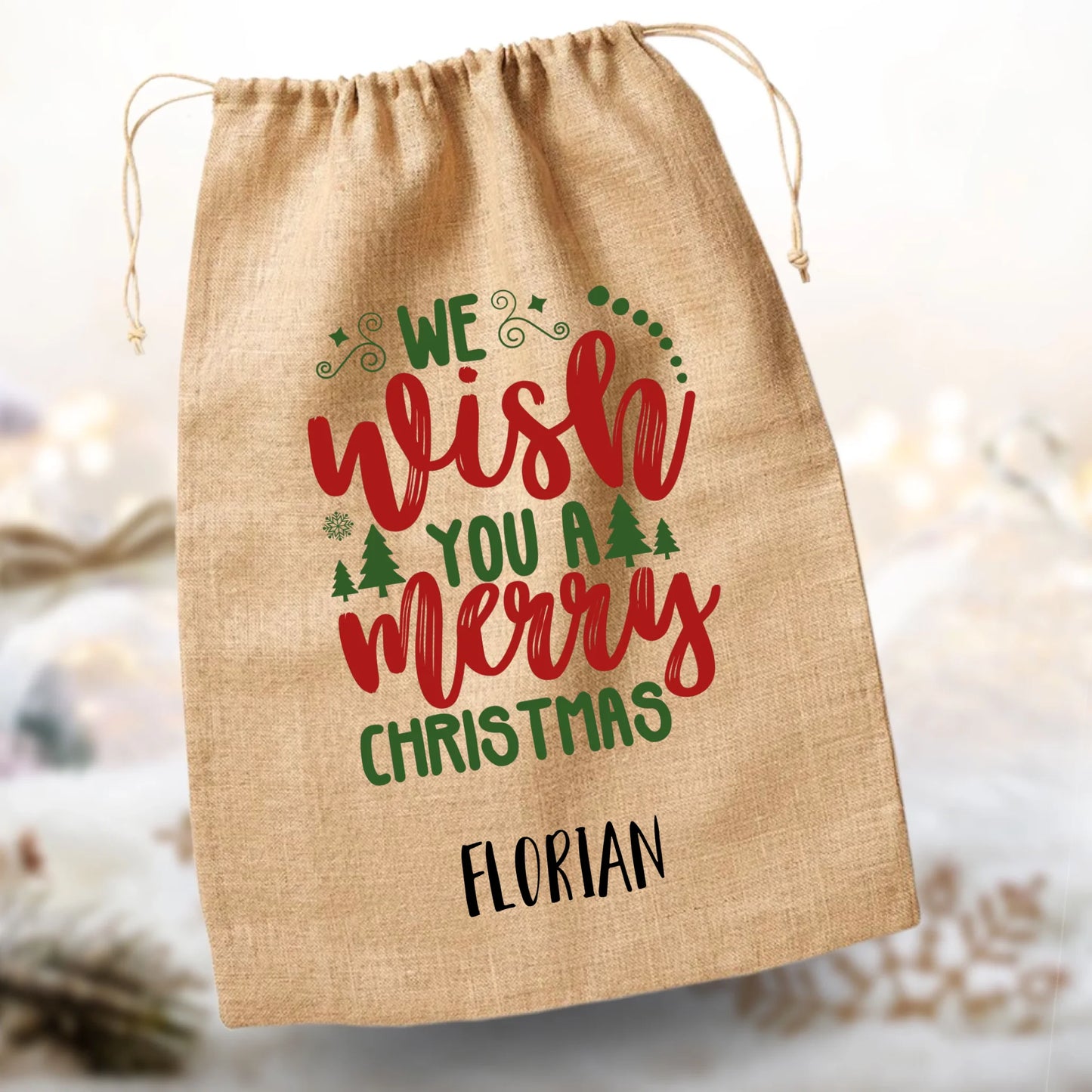 Weihnachten Geschenkbeutel "Merry Christmas"