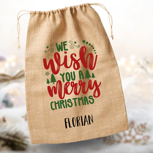 Weihnachten Geschenkbeutel "Merry Christmas"