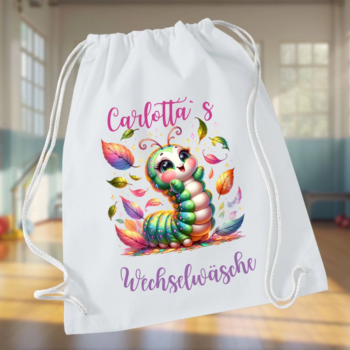 Beutel Wechselwäsche - Raupe