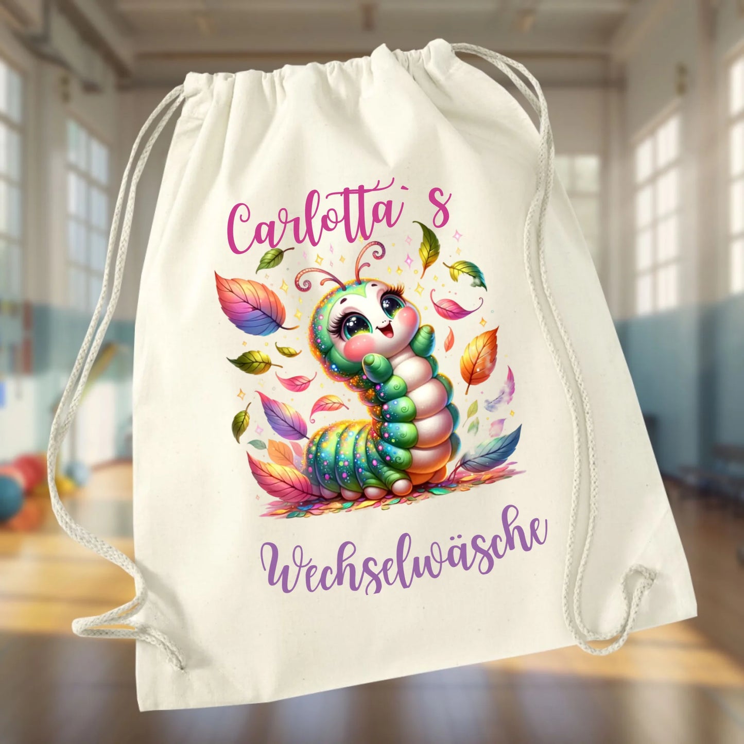 Beutel Wechselwäsche - Raupe