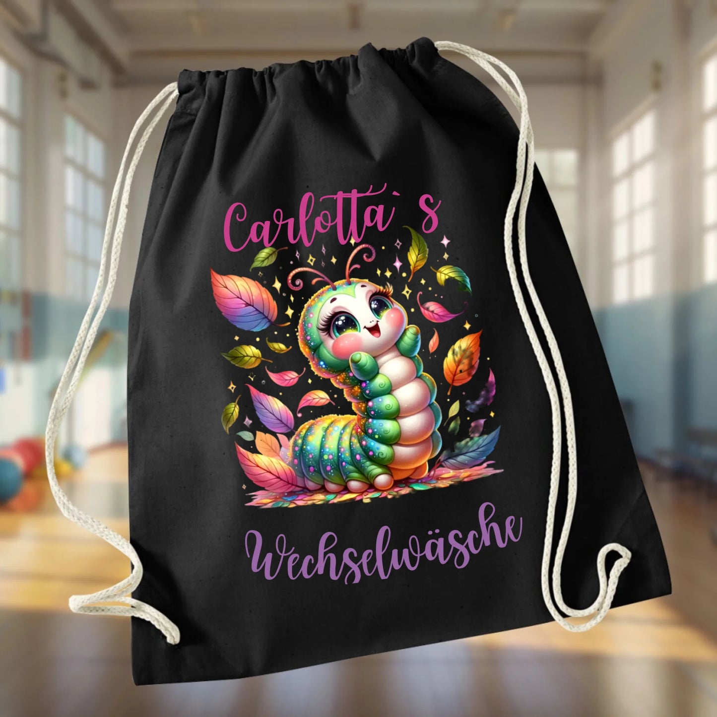 Beutel Wechselwäsche - Raupe