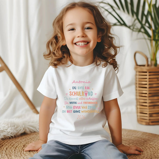 Kindershirt - Schulkind wundervoll