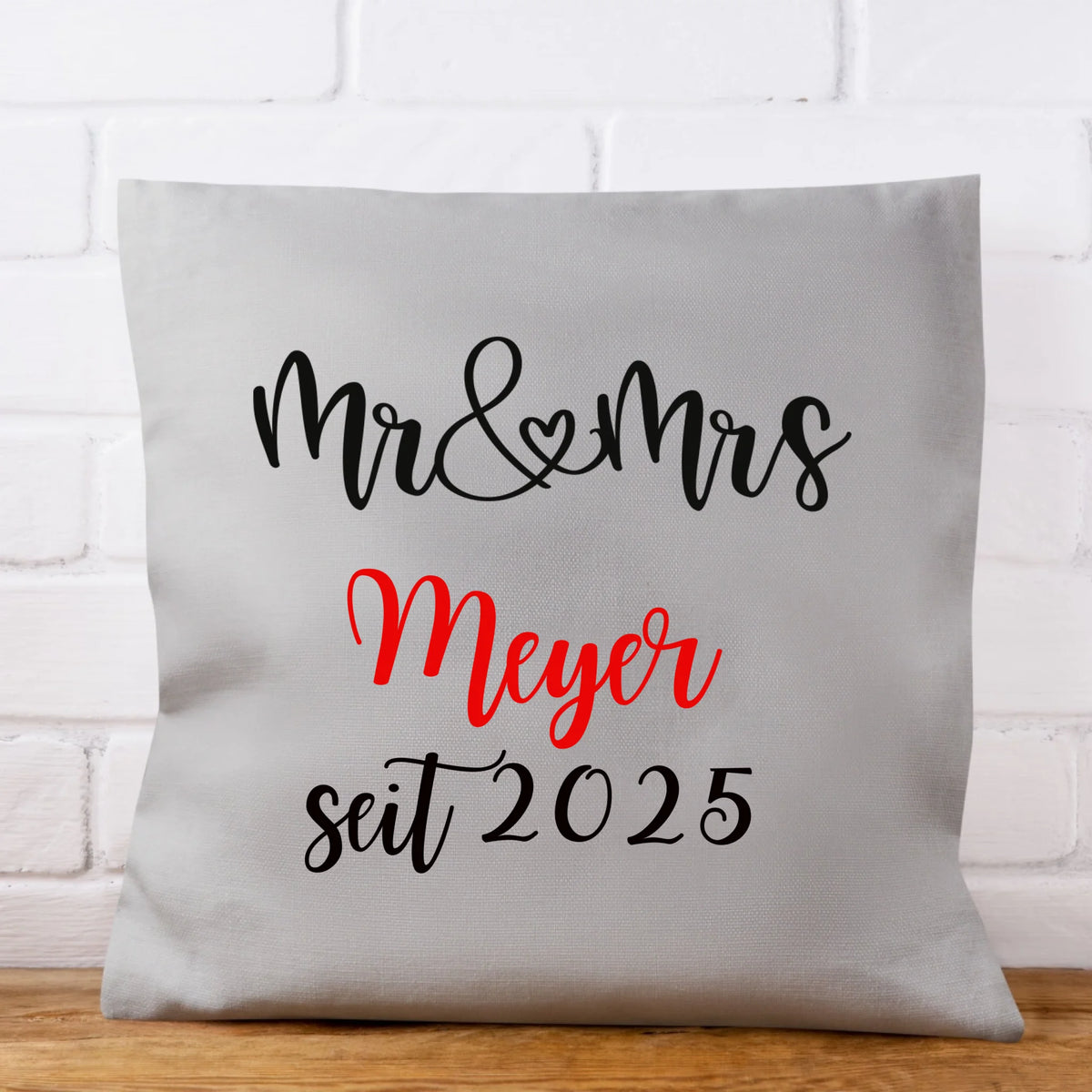 Kissen "Mr & Mrs"