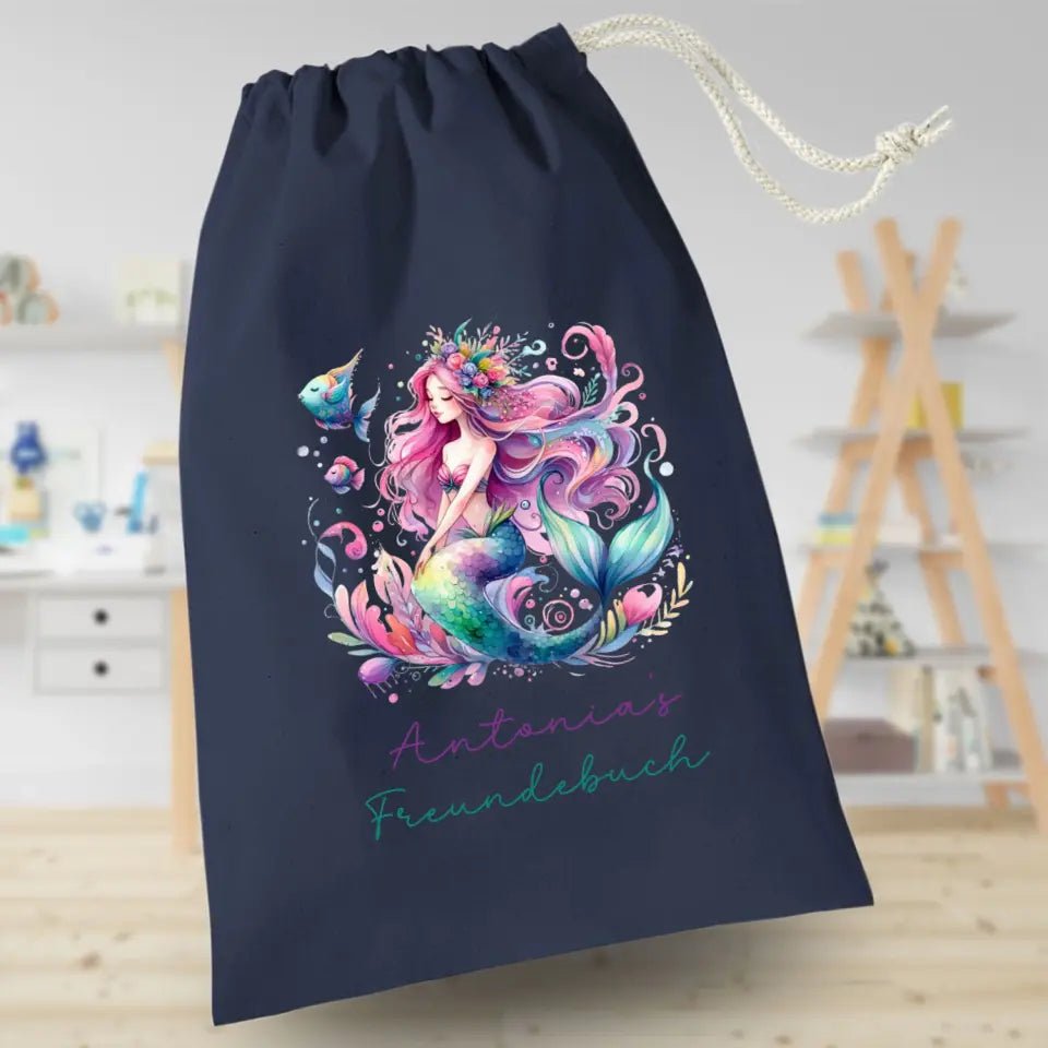 Freundebuchbeutel - Mermaid - Feewittchen