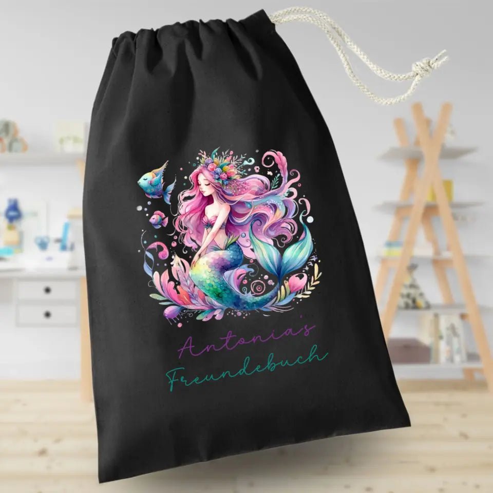 Freundebuchbeutel - Mermaid - Feewittchen