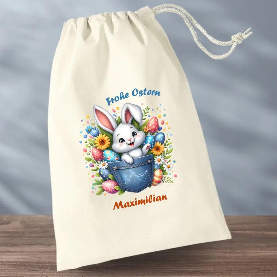 Geschenkbeutel - Hase in Tasche - Feewittchen