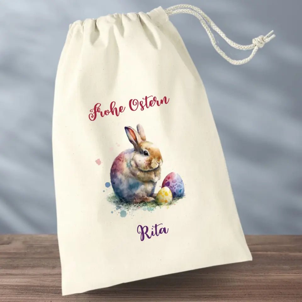 Geschenkbeutel - Osterhase Aquarell - Feewittchen