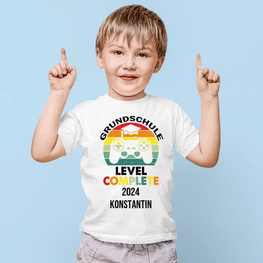 Kindershirt - Grundschule Level Complete - Feewittchen