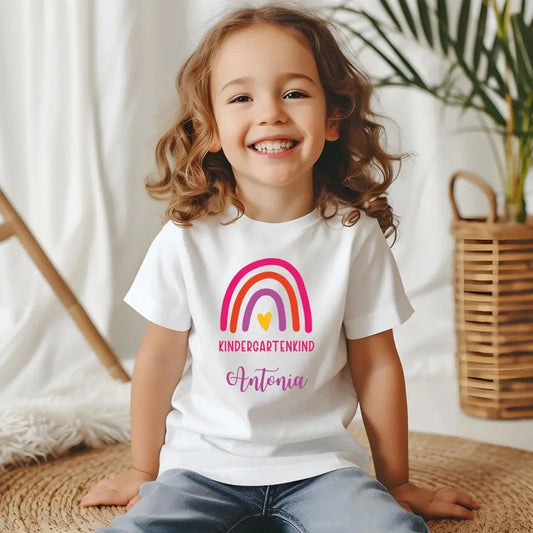 Kindershirt - Kindergarten Regenbogen - Mädchen - Feewittchen