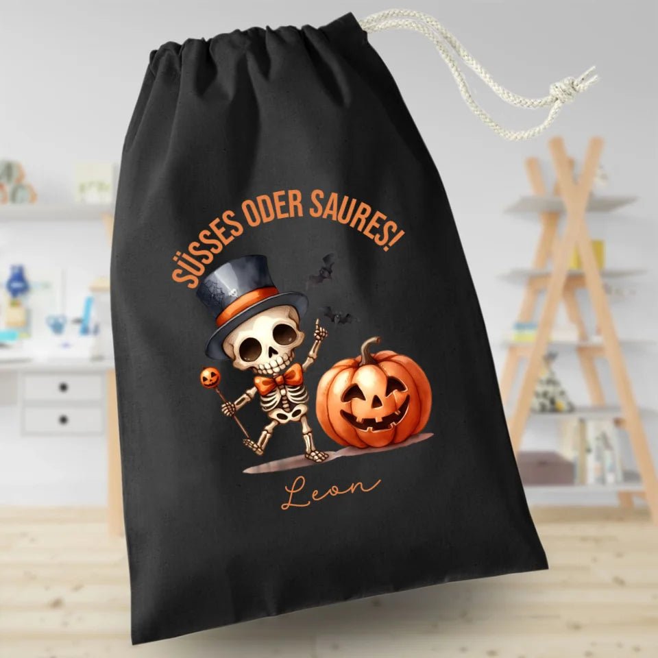 Sammelbeutel Halloween Skelett - Feewittchen